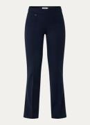 BRAX Malou mid waist bootcut fit legging met siernaad