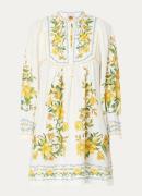 Farm Rio Sicily mini tuniekjurk in linnenblend met bloemenprint