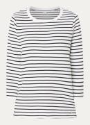 BRAX Bonnie longsleeve met streepprint en structuur