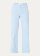 Fabienne Chapot Bonnie high waist wide leg jeans in biologische katoen...