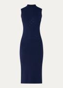 Pennyblack Boboli fijngebreide midi jurk met strass en split