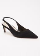 Dune London Wide Fit Celinna slingback van leer