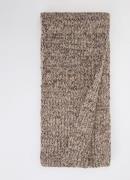 Barts Skaga grofgebreide sjaal in wolblend