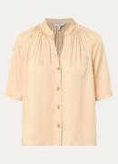 L.K.Bennett Amber blouse met sierknopen