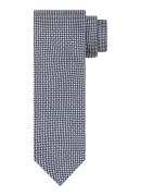 Profuomo Stropdas in zijdeblend met grafische print