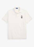 Ralph Lauren Regular slim fit polo met logoborduring