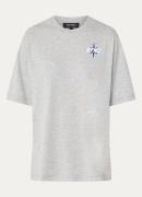 Refined Department Maggy oversized T-shirt met logo- en backprint