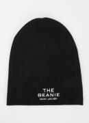 Marc Jacobs The Beanie ribgebreide muts in merino wolblend