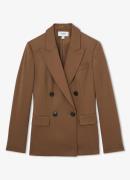 Reiss Solene double-breasted blazer met klepzakken