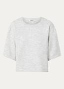 Modström Petronella fijngebreide top met ronde hals