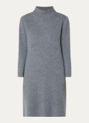 Claudia Sträter Fijngebreide midi trui-jurk van scheerwol