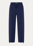 Benetton High waist loose fit joggingbroek met steekzakken