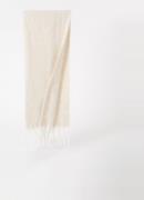 Barts Fyone sjaal met franjes 180 x 40 cm