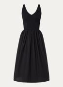 Rails Franca midi jurk met plooidetail