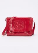 L.K.Bennett Dana crossbodytas van leer met logo