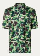 Bape Regular fit overhemd met camouflageprint