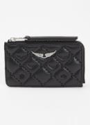 Zadig&Voltaire Pasjeshouder van quilted lamsleer