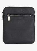 BOSS New Crosstown crossbodytas van leer