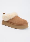 UGG Tazzelle instapper van suède met plateauzool