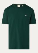 Gant T-shirt met logoborduring