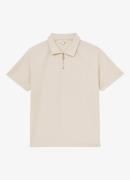 Reiss Winston regular fit polo met halve rits