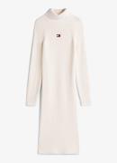 Tommy Hilfiger Fijngebreide maxi jurk met col