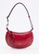 Isabel Marant Oskan Moon schoudertas van kalfsleer met studs en verste...