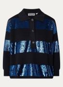 Essentiel Antwerp Illuminati polo met pailletten