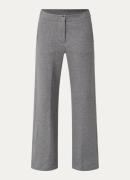 River Woods High waist wide fit pantalon met steekzakken