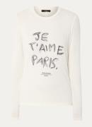 MaxMara Longsleeve met borduring