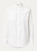 JOSH V Lois blouse met borstzakken