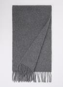 Acne Studios Sjaal van wol met franjes 190 x 28 cm