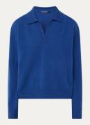 River Woods Fijngebreide trui van merino wol met kraag