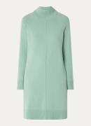 Claudia Sträter Fijngebreide midi jurk van wol