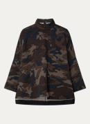 Essentiel Antwerp Iscratch top met camouflageprint