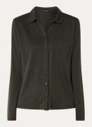 River Woods Blouse van jersey met borstzak