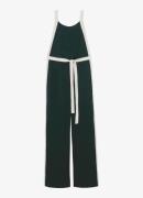 Reiss Salma jumpsuit met strikceintuur