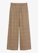 Marc O'Polo Mid waist wide fit pantalon in scheerwolblend