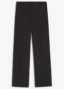 HUGO High waist flared fit pantalon met logo