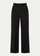 Neo Noir Sury high waist loose fit pantalon met steekzakken