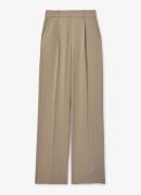 Reiss Eden high waist wide fit pantalon met steekzakken