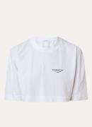 Givenchy Cocoon cropped T-shirt met logo- en backprint