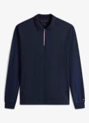 Tommy Hilfiger Regular fit polo met halve rits