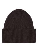 Profuomo Ribgebreide muts in wolblend