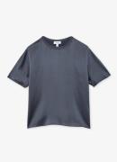 Reiss Lena top van zijde met ronde hals