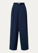 Selected Leonore high waist wide fit pantalon met steekzakken
