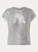 IRO Tarra mouwloze top met lurex