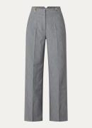 Aaiko Sonja Fancy high waist loose fit pantalon met steekzakken