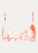 Seafolly La Mer bralette bikinitop met uitneembare vulling