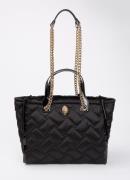 Kurt Geiger Hoxton shopper met quilt patroon en logo
